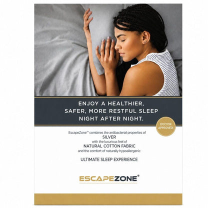 Luxurious Anti-Microbial Silver Lined Pillowcase