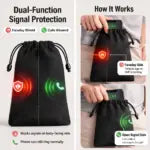 EscapeZone - EMF Barrier Pouch for Mobile Phones