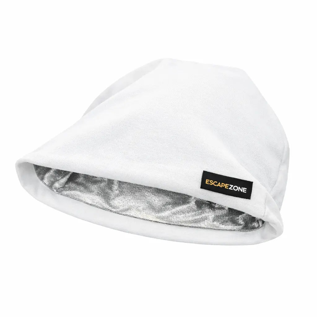 EscapeZone EMF Blocking Kids Faraday Beanie – White