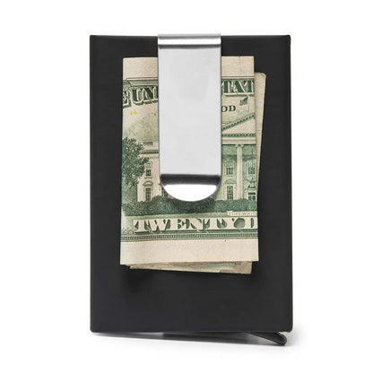 Slim Wallet - RFID Card Holder with Money Clip