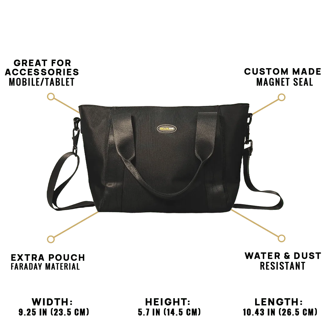 EscapeZone Stylish Women’s Handbag with Faraday Pockets (small)