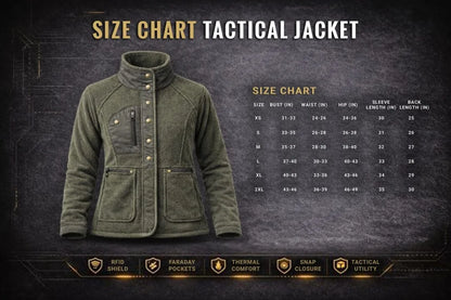 EscapeZone EMF Blocking Female Tactical Jacket