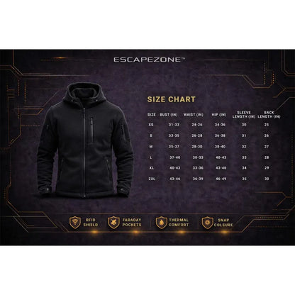 EscapeZone EMF Blocking Tactical Hoodie
