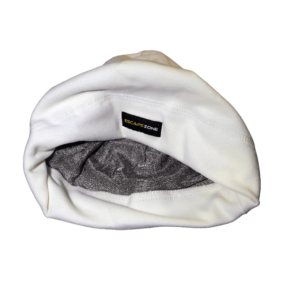EscapeZone EMF Blocking Kids Faraday Beanie – White