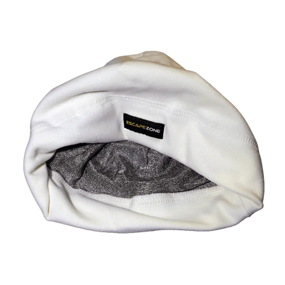 EscapeZone EMF Blocking Kids Faraday Beanie – White