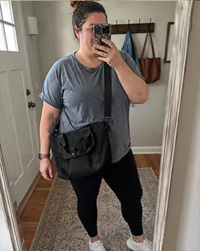 Customer photo with EscapeZone bag