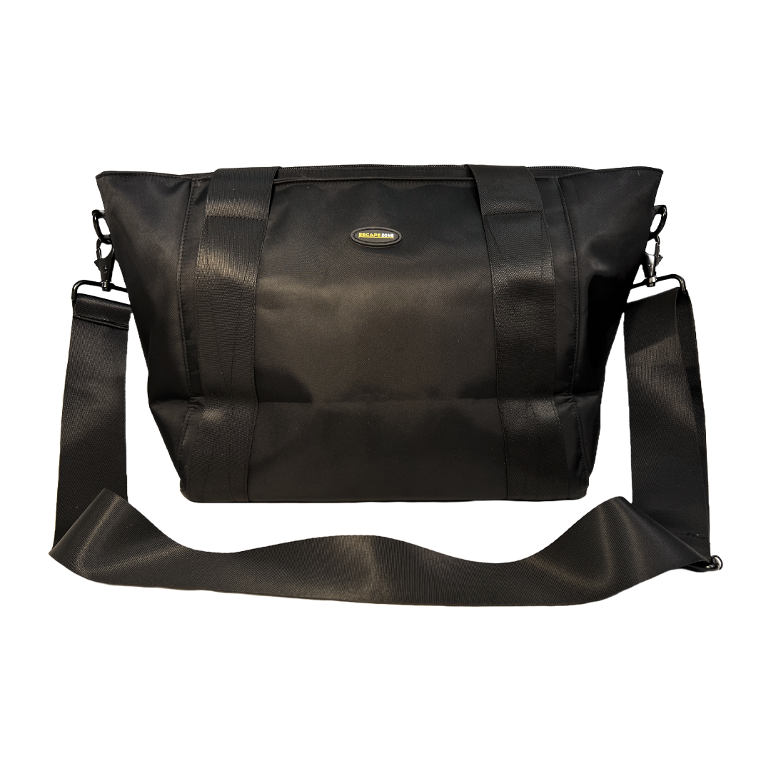 Side Front View of Stylish Women’s Handbag with Faraday Pockets (Large)