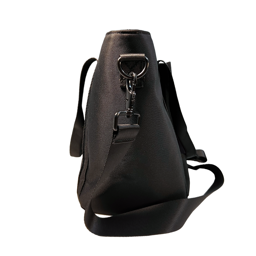 Side View of EscapeZone Stylish Women's Handbag with Faraday Pockets (small)