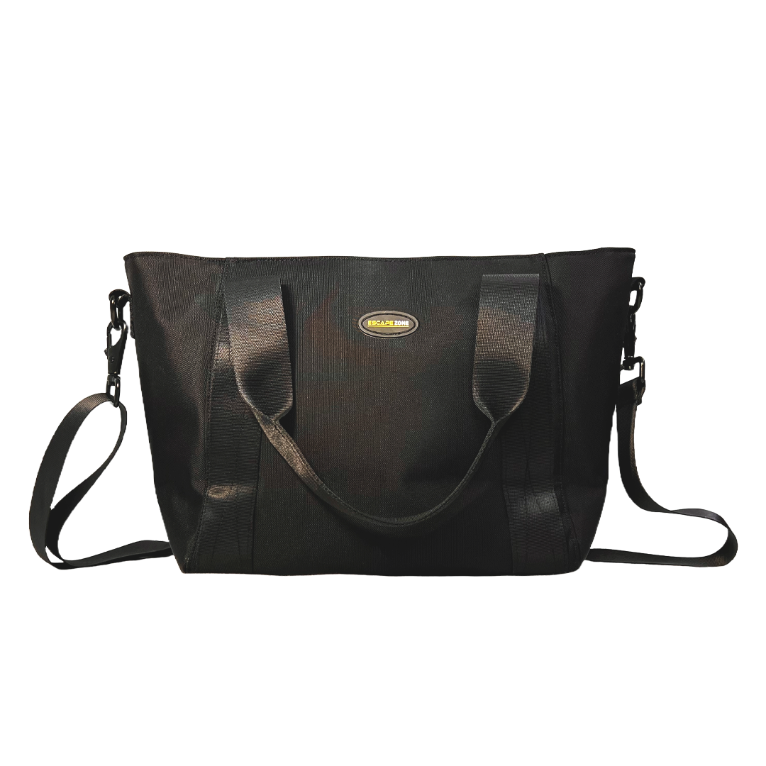 Side View of EscapeZone Stylish Women's Handbag with Faraday Pockets (small)